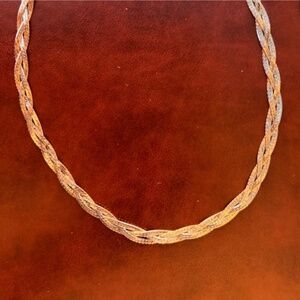 Silver Italian Braided Chain
